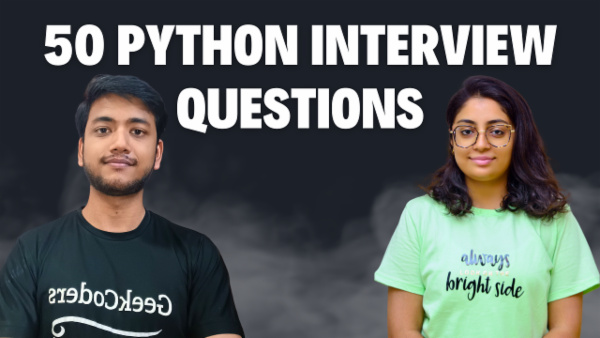 50 Python Interview Questions - Data Engineers